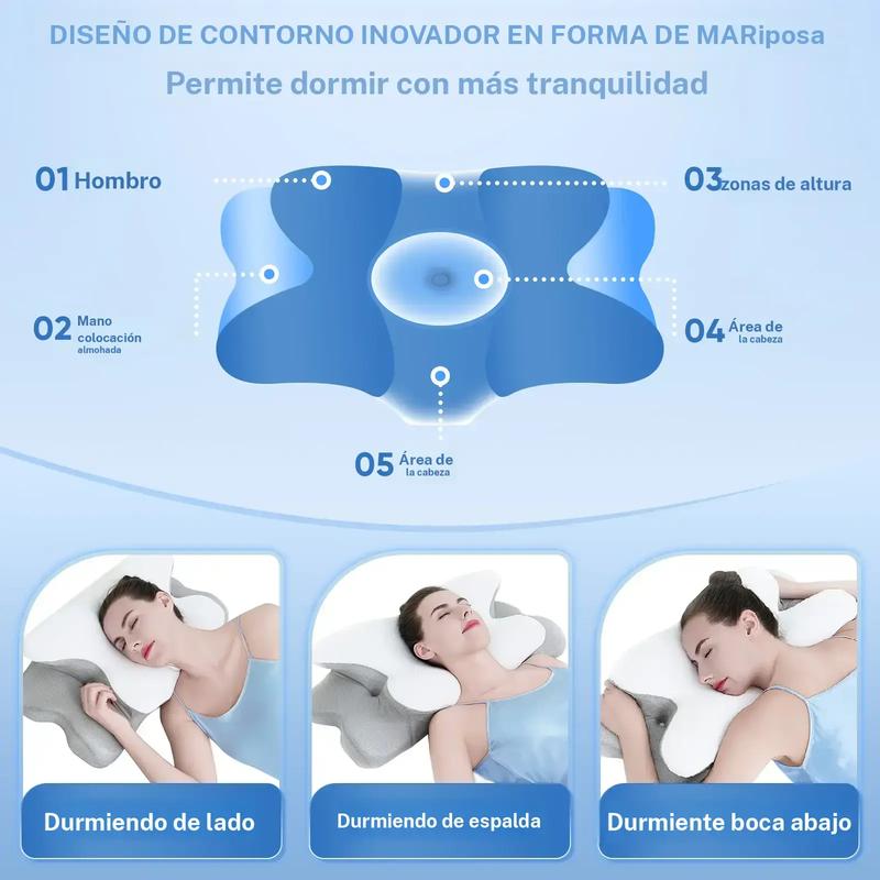 CerviRelax Pro™ - Almohada Ortopédica para Cuello y Espalda