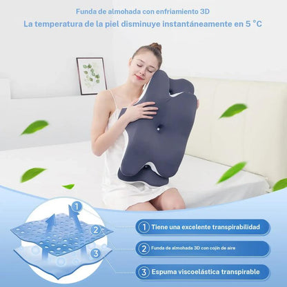 CerviRelax Pro™ - Almohada Ortopédica para Cuello y Espalda