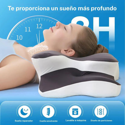 CerviRelax Pro™ - Almohada Ortopédica para Cuello y Espalda