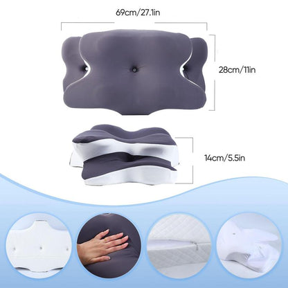 CerviRelax Pro™ - Almohada Ortopédica para Cuello y Espalda