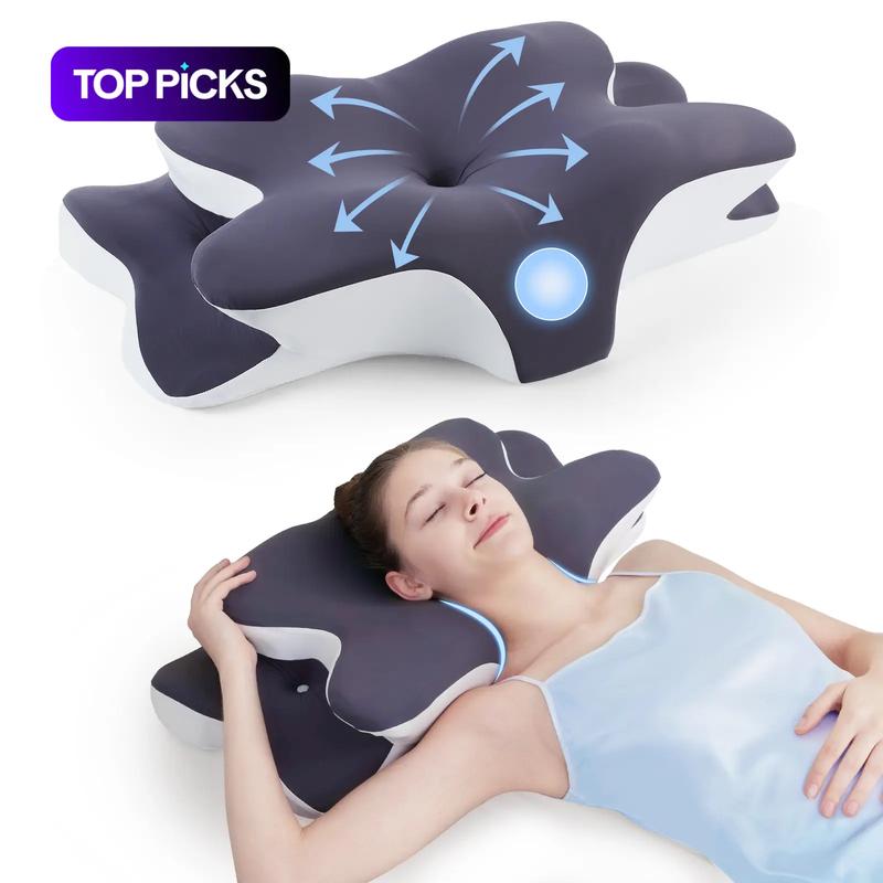 CerviRelax Pro™ - Almohada Ortopédica para Cuello y Espalda
